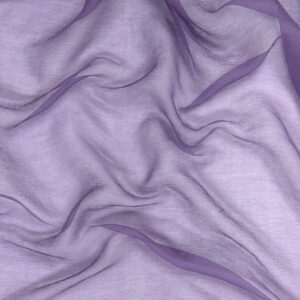 Lilac Silk Crinkle Chiffon