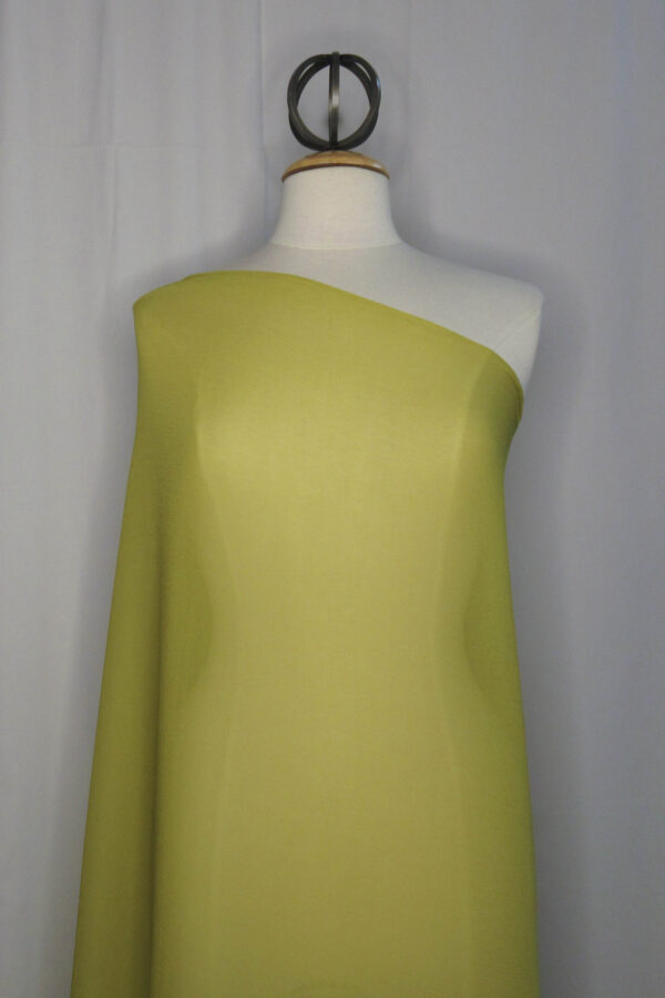 Chartreuse Silk Crinkle Chiffon