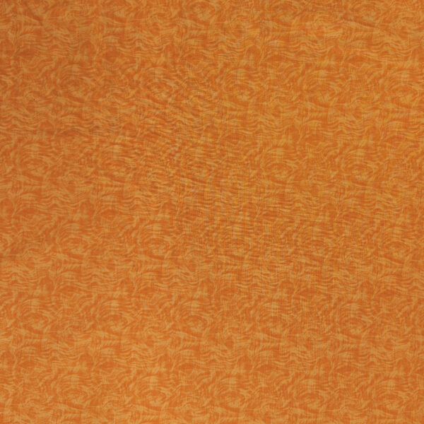 Orange Brushstrokes Printed Cotton