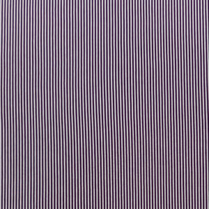 Purple & White Feeder Stripe Rayon Spandex Jersey