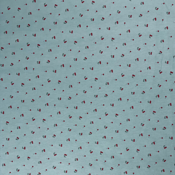 Water Resistant Cherry Print Cotton