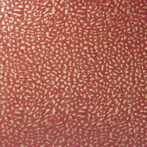 Red and Gold Animal Print 4-Way Stretch Poly