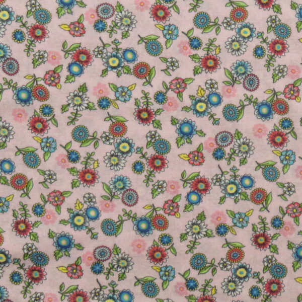 Studio RK by Robert Kaufman London Calling Pink Floral Cotton Lawn