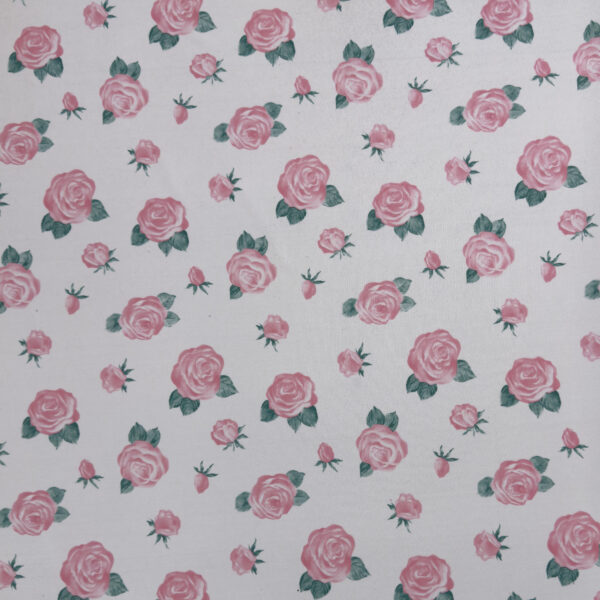 Rose Print 4-Way Stretch