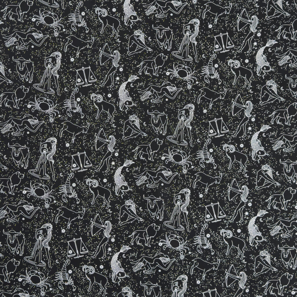 Zodiac Stars Stetch Cotton