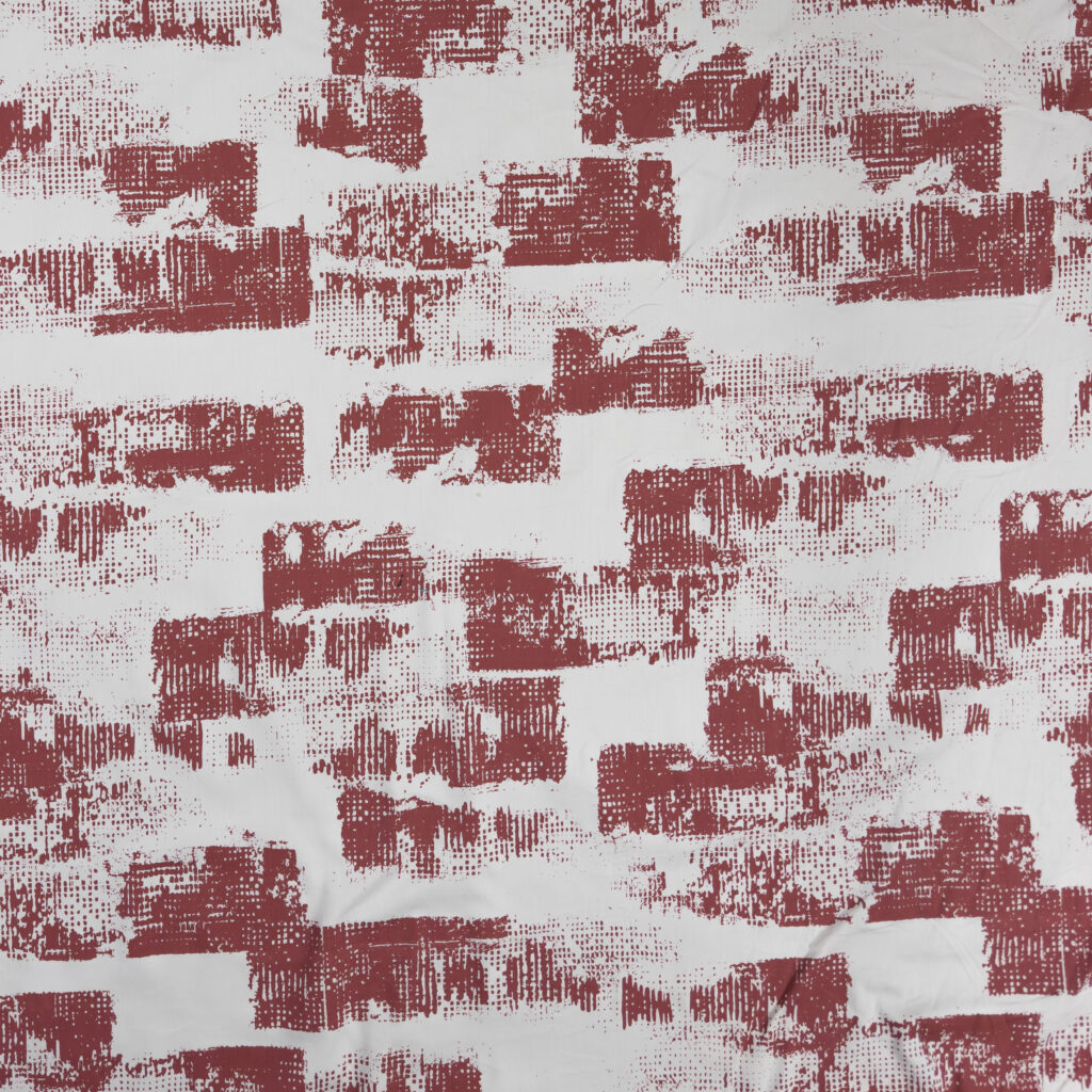 Pixelated Geometric Cotton Polymide Poplin