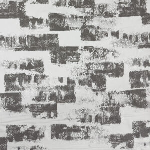 Pixelated Abstract Geometric Cotton Polymide