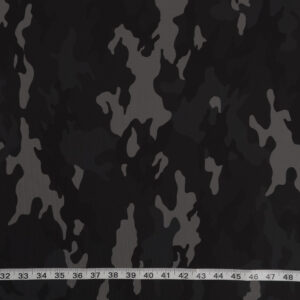 Charcoal Gray Camouflage 4-Way Stretch